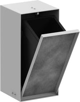 HANSGROHE XtraStoris Rock Einbau-Abfalleimer mit befliesbarer Push-Open Tür 300/150/140