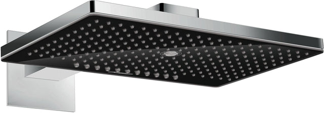 HANSGROHE Kopfbrause RAINMAKER SELECT 460 3jet 460x300mm schwarz/chrom – 3 Strahlarten, Antikalk, Wandmontage