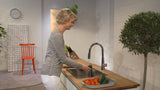 HANSGROHE Talis S 2jet Einhebel-Küchenmischer mit Ausziehbrause, ComfortZone 200, Chrom