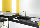 HANSGROHE Einhebel-Küchenmischer 260 FOCUS DN 15 Chrom – ComfortZone und 3-fach einstellbarer Schwenkbereich