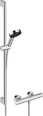 AXOR Pulsify Select S Brausesystem 105 3jet mit Ecostat Thermostat und 90 cm Brausestange in Chrom