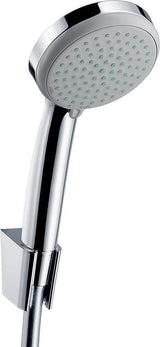 HANSGROHE Brauseset Croma 100 Vario mit Isiflex Brauseschlauch 1250 mm, 4 Strahlarten, Chrom
