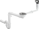 Hansgrohe Manuelle Ab- und Überlaufgarnitur 660 D14-10 BSO Edelstahl
