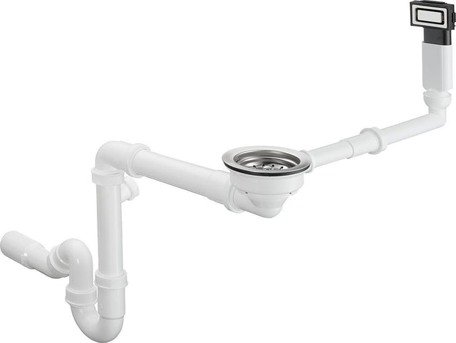Hansgrohe Manuelle Ab- und Überlaufgarnitur 660 D14-10 BSO Edelstahl