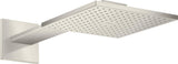 AXOR Kopfbrause 250/250 1jet Chrom mit Brausearm – PowderRain Strahl für Wandmontage