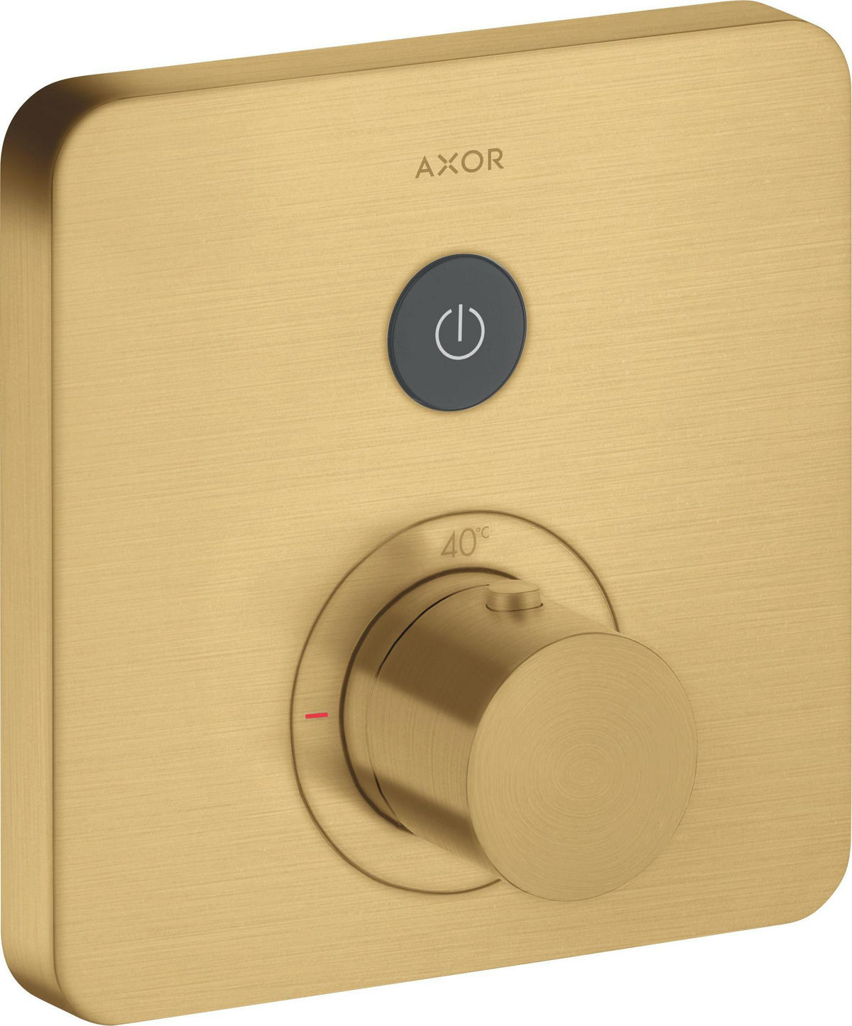 AXOR ShowerSelect Soft Thermostatbatterie für 1 Verbraucher – Unterputz, Chrom, Select-Button
