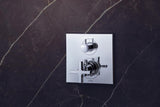 AXOR CITTERIO Unterputz-Thermostat mit Ab-/Umstellventil Kreuzgriff Chrom