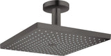 HANSGROHE Kopfbrause Raindance E 300 1jet EcoSmart Deckenmontage BBC – 300 x 300 mm, schwarz