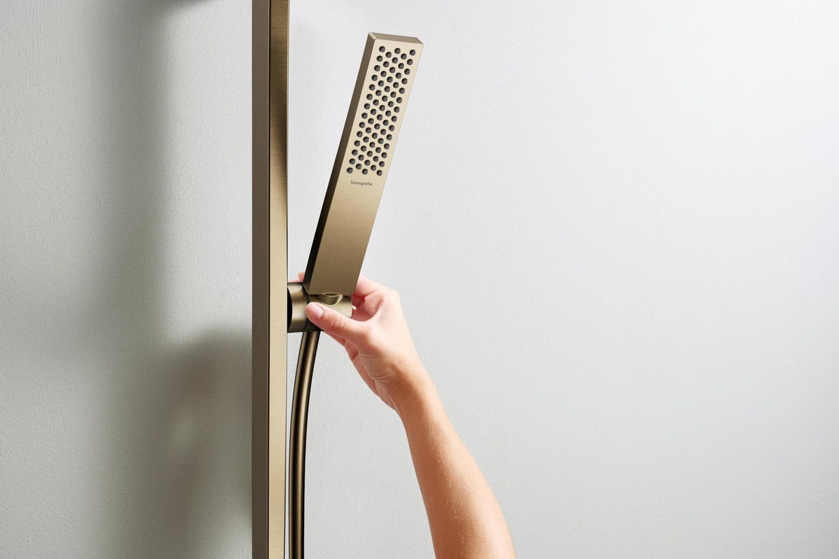 HANSGROHE Unica E Puro Brausestange 650 mm mit Brauseschlauch 1600 mm Chrom