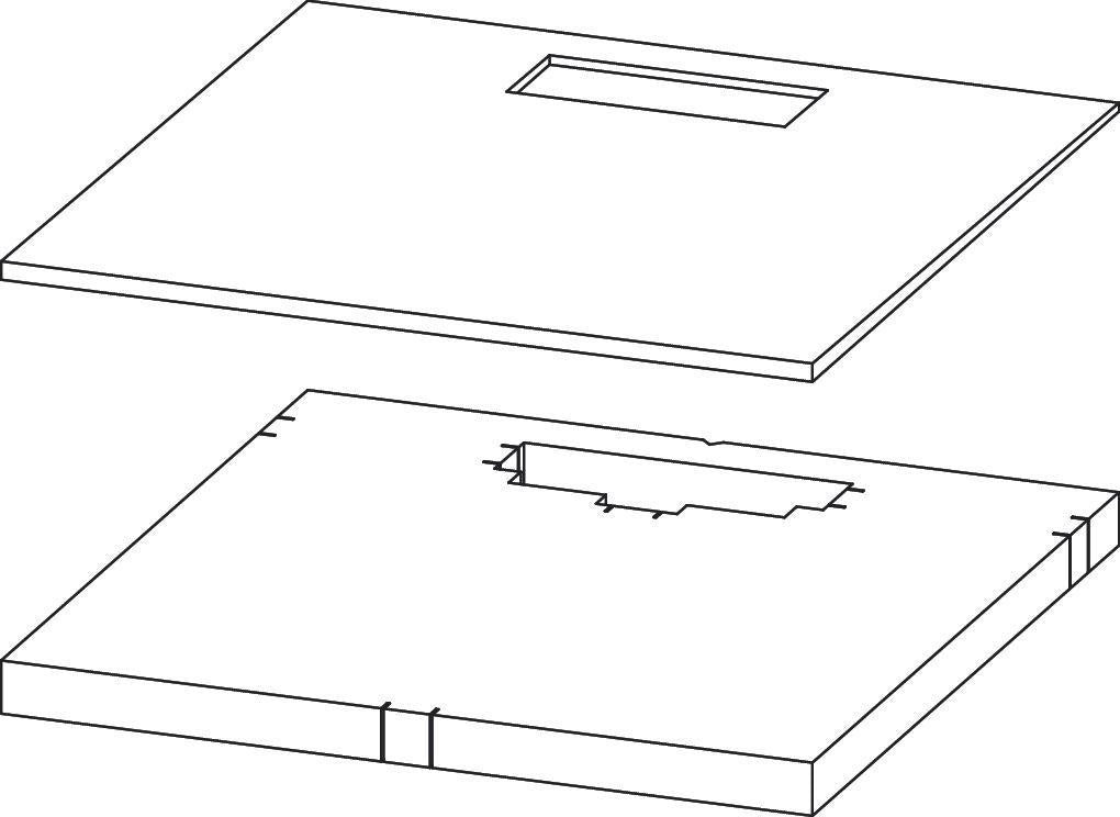 Hansgrohe RainDrain Board befliesbares Duschelement 1000x1000 mm mit Gefälle und Dichtvlies