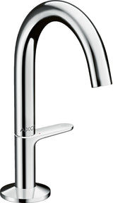 AXOR ONE Select 140 Waschtischmischer mit Push-Open Ablaufgarnitur in Chrom – Einhandhebelmischer