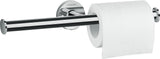 HANSGROHE Logis Universal Ersatzpapierrollenhalter Chrom – Doppelrollenhalter für Wandmontage