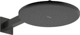 Hansgrohe Raindance Alive S 300 2jet EcoSmart Kopfbrause mit Brausearm – 300 mm, schwarz