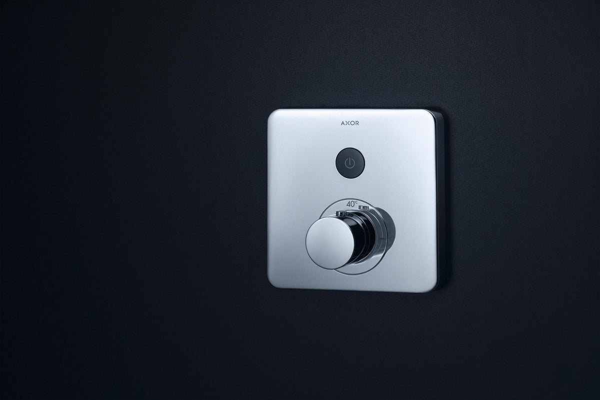 AXOR ShowerSelect Soft Thermostatbatterie für 1 Verbraucher – Unterputz, Chrom, Select-Button