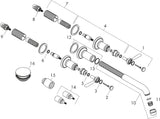 AXOR MONTREUX 3-Loch-Waschtischarmatur Unterputz DN 15 mit Hebelgriff Chrom