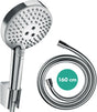 HANSGROHE Raindance Select S 120 Brauseset 3 Strahlarten PowderRain chrom 1600 mm