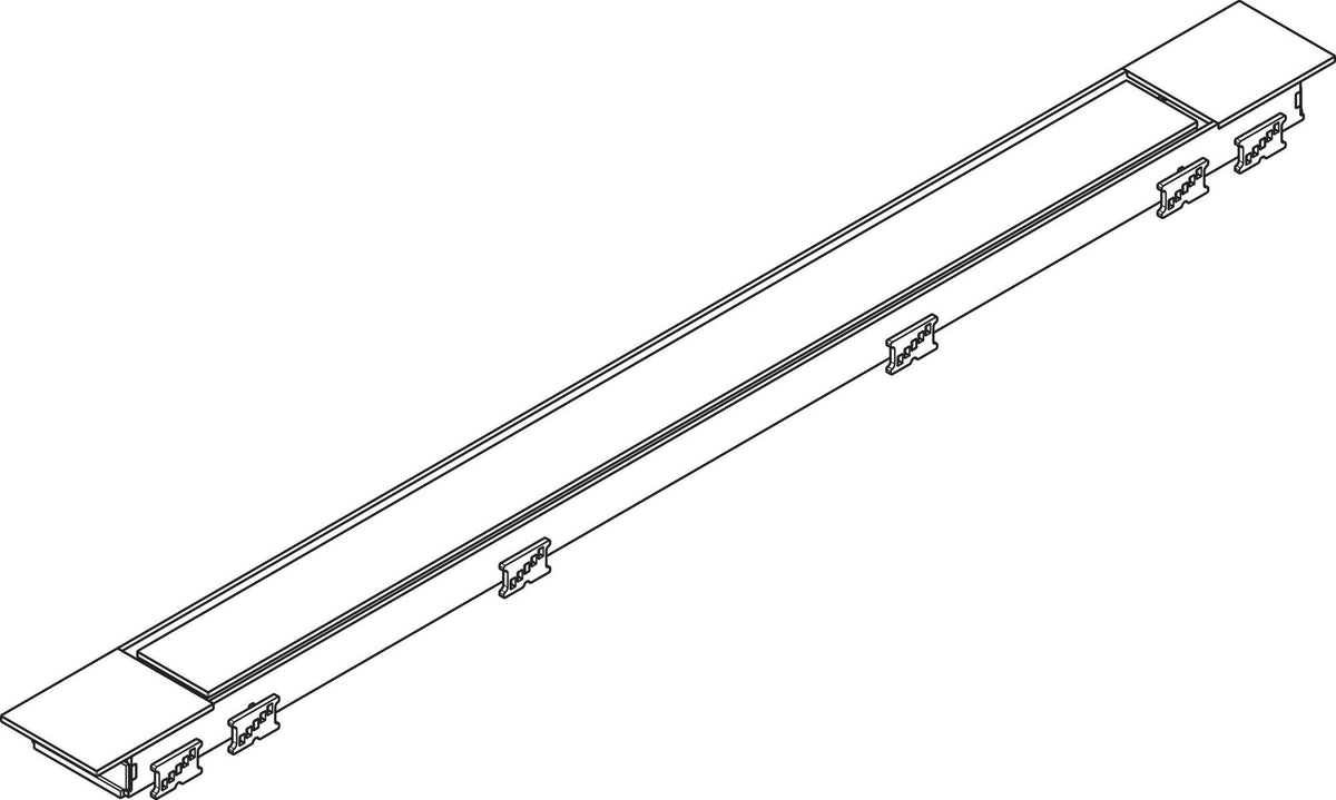 HANSGROHE RainDrain Match Plus Duschrinne 800 mm mattschwarz mit höhenverstellbarem Rahmen