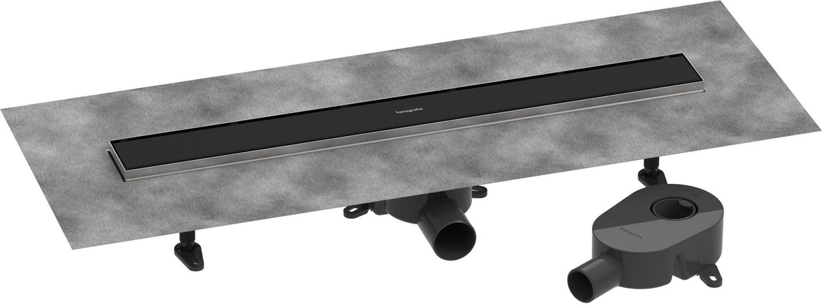 HANSGROHE RainDrain Go Duschrinne 700 mm Komplettset rückseitig befliesbar