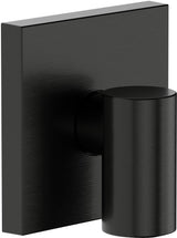Hansgrohe Wandanschluss FixFit Fine E mit Rückflussverhinderer – 1/2 Zoll, schwarz, 65 mm Rosette