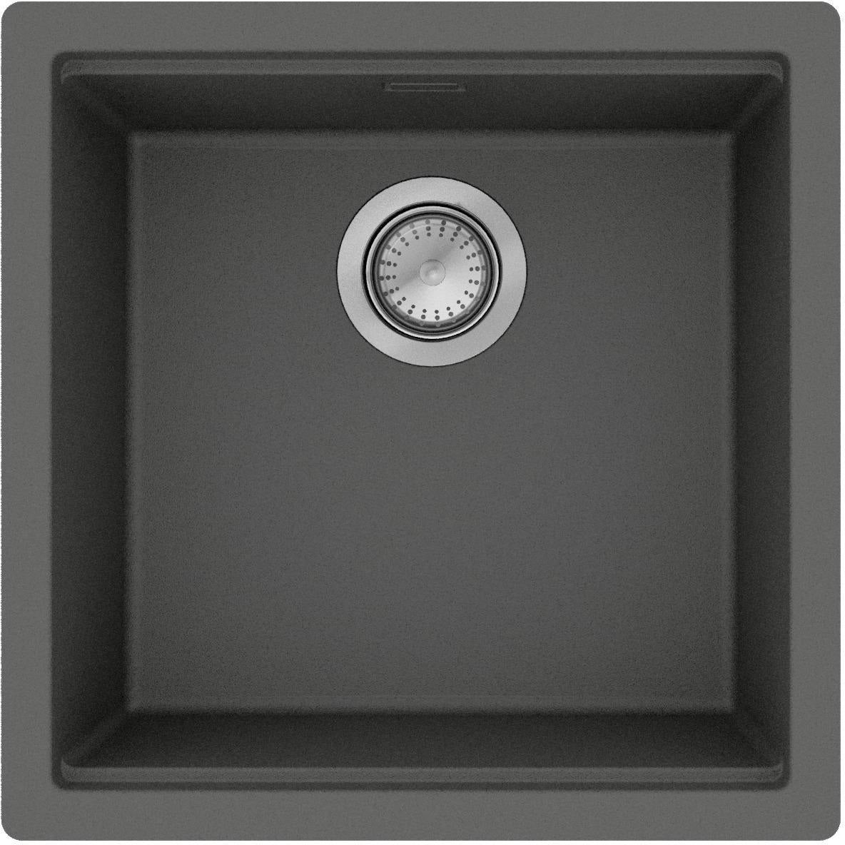 HANSGROHE Unterbauspüle S530-U400 graphitschwarz 456 mm SilicaTec