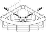 HANSGROHE Seifenkorb Logis Universal chrom – Wandmontage, verdeckte Befestigung, Metall