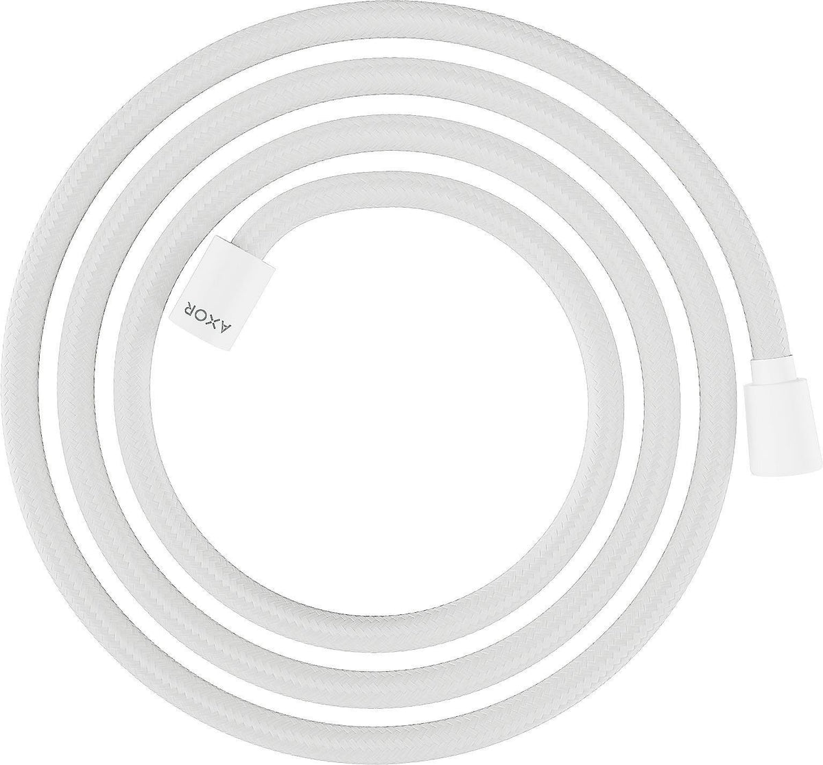 AXOR ShowerSolutions Textilbrauseschlauch 200 cm Chrom – konische und zylindrische Mutter