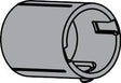 HANSGROHE Auslauffutter für Spültischmischer mit Auszugsbrause – Chrom, 92339000