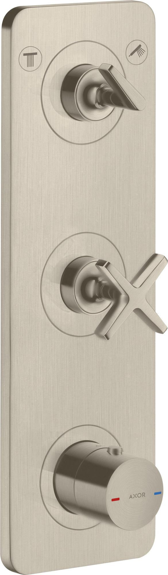 AXOR Citterio E Thermostatmodul DN20 für 2 Verbraucher – Chrom, 380x120 mm