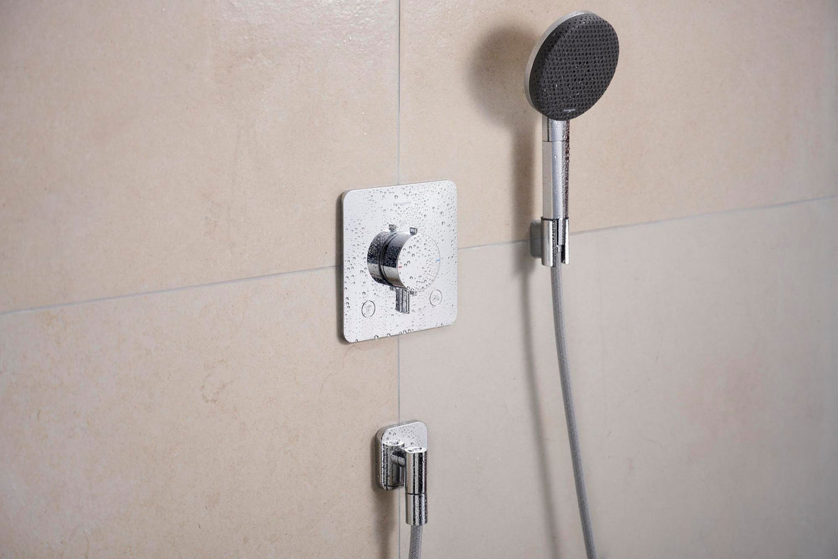 HANSGROHE Porter Fine Brausehalter – Wandhalterung aus Metall für konische Brauseschläuche