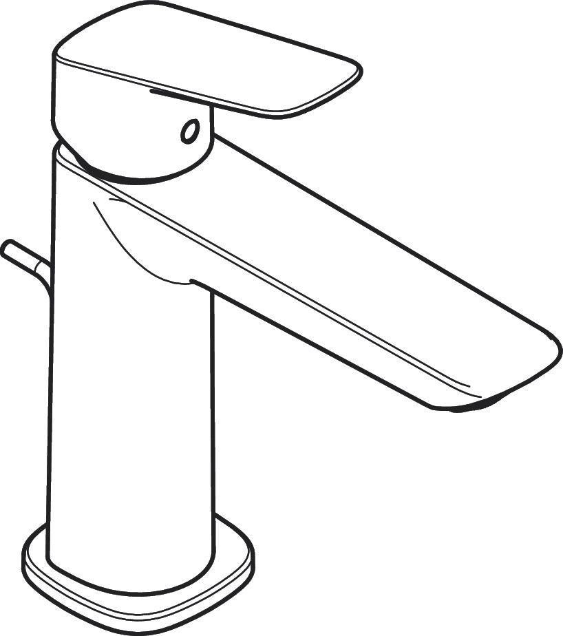 HANSGROHE HG Einhebel-Waschtischmischer 110 LOGIS CoolStart mit Ablaufgarnitur, chrom