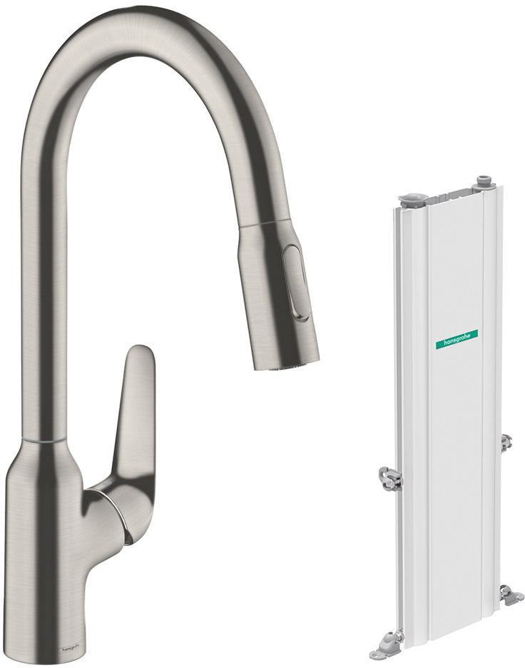 HANSGROHE HG Spültischmischer 220 mit sBox Ausziehbrause M4216-H220 chrom