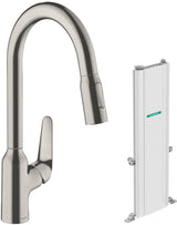HANSGROHE HG Spültischmischer 220 mit sBox Ausziehbrause M4216-H220 chrom