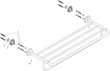 AXOR Universal Circular Handtuchablage mit Handtuchhalter, Chrom, 250 mm, Wandmontage