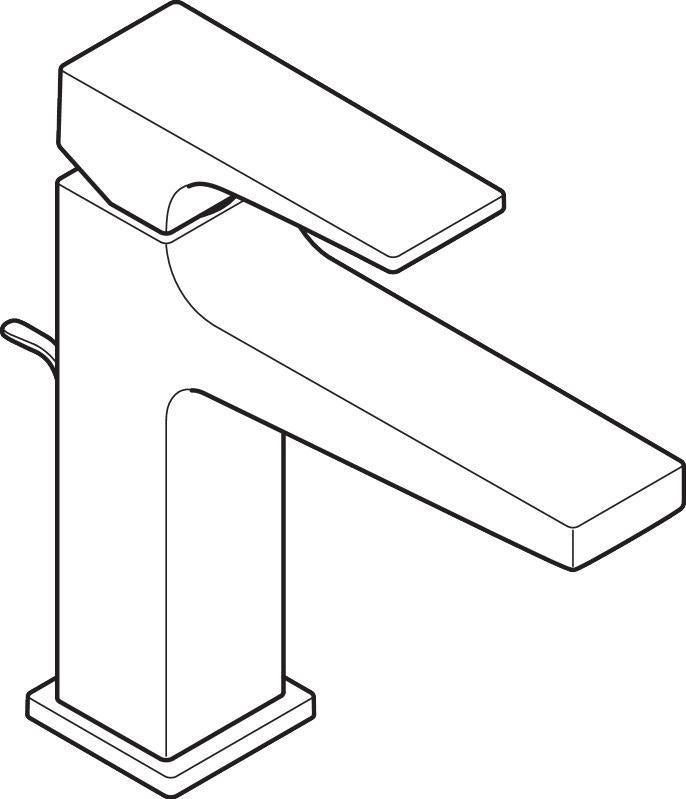HANSGROHE Metropol 110 Einhebel-Waschtischmischer chrom DN 15 mit Zugstangen-Ablaufgarnitur