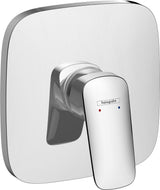 HANSGROHE Logis Einhebel-Brausemischer DN 15 Unterputz Chrom – Fertigmontageset mit Temperaturbegrenzung