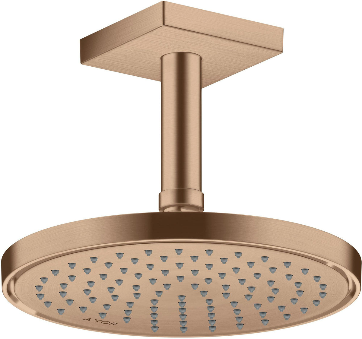 AXOR Kopfbrause 220 1jet EcoSmart Chrom – 220 mm Rain-Duschkopf für Wand- und Deckenmontage