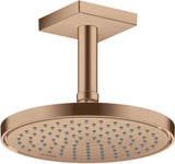 AXOR Kopfbrause 220 1jet EcoSmart Chrom – Rain-Duschkopf mit Antikalk, 220 mm, für Wand- und Deckenmontage
