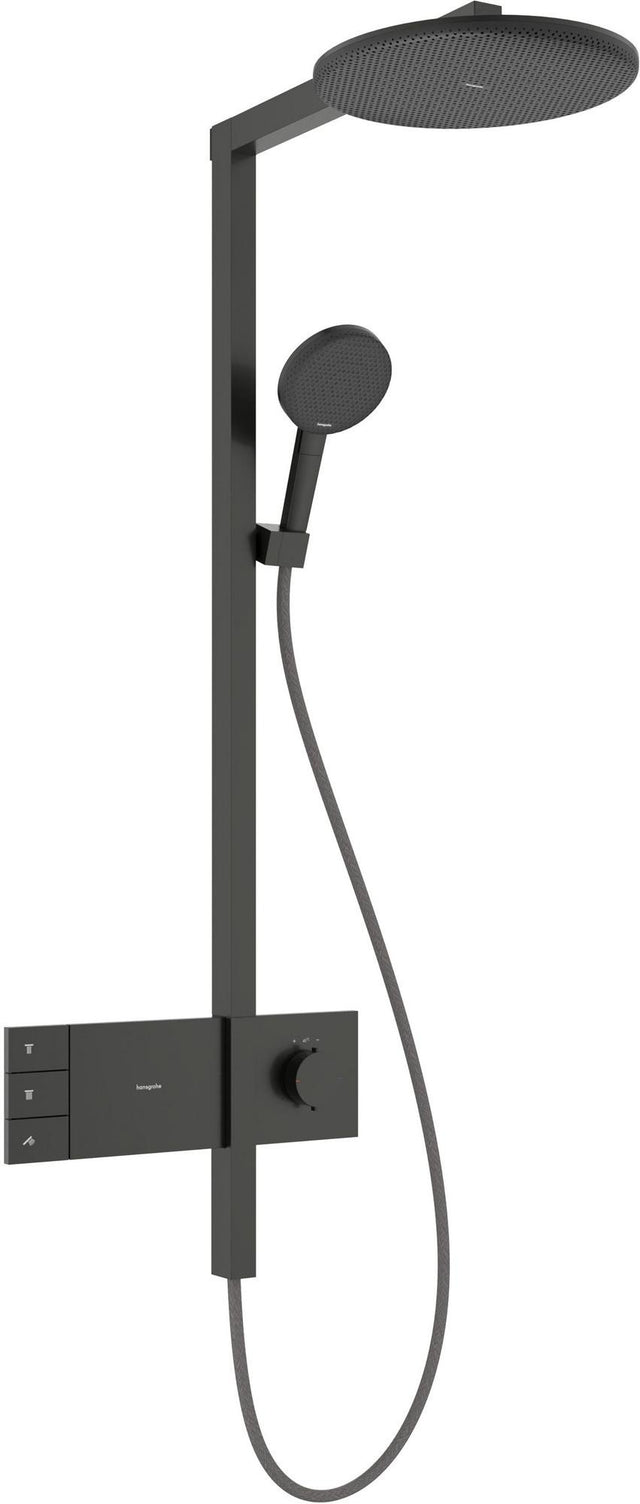 HANSGROHE Duschsystem Raindance Alive S 300 2jet EcoSmart mit Thermostat – Schwarz