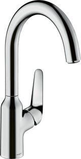 HANSGROHE HG Spültischmischer 220 Schwenkauslauf M421-H220 Chrom – ComfortZone 220, 360° Schwenkbereich