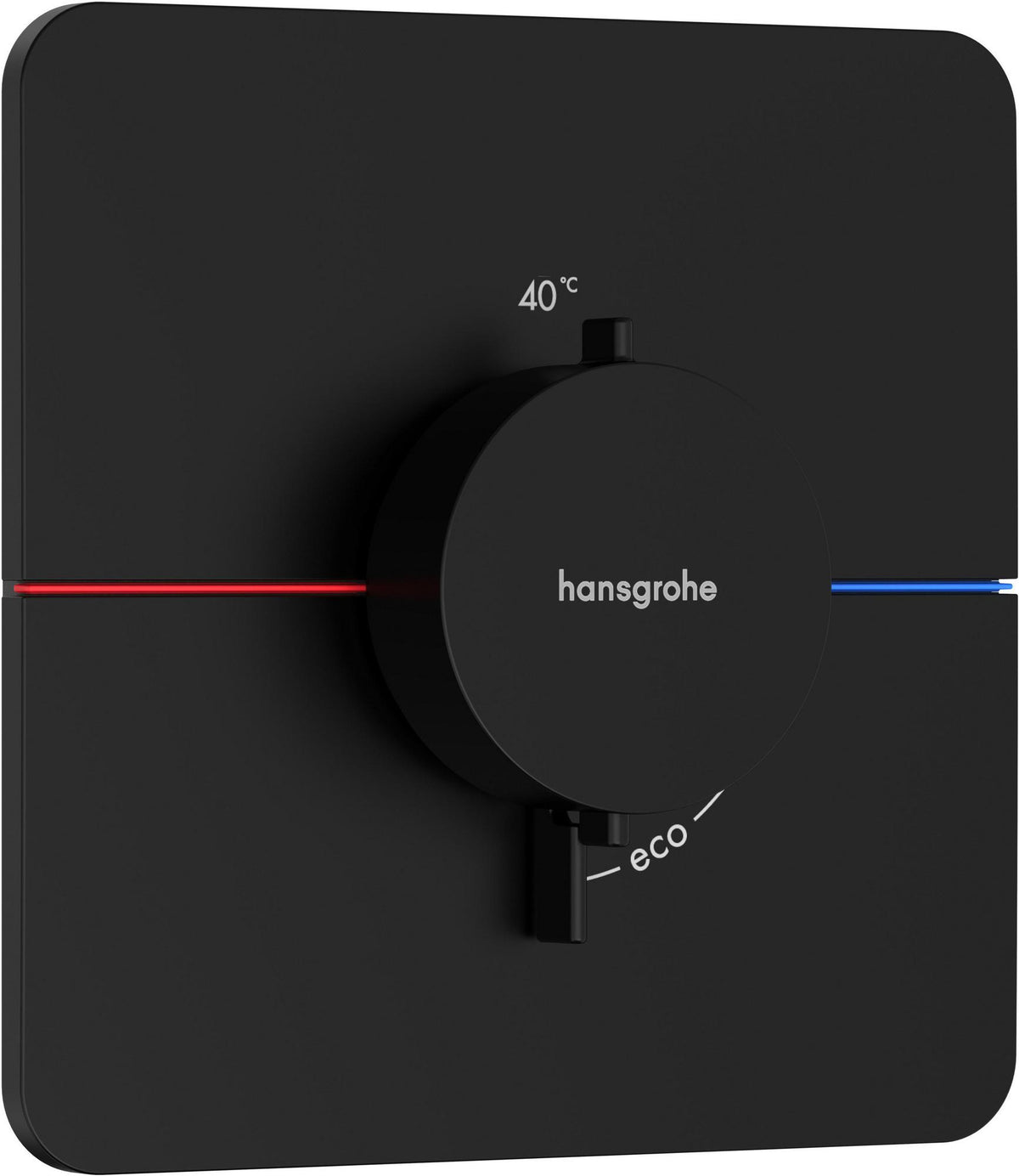 HANSGROHE ShowerSelect Comfort Q UP Fertigmontageset Thermostat Chrom – Temperatur- und Volumensteuerung