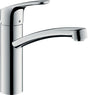 HANSGROHE Focus M41 Küchenmischer ComfortZone 160, 360° schwenkbar, Eco chrom