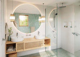 HANSGROHE AddStoris Glashalter Wandmontage Chrom – Mattglas Zahnputzbecher-Halter mit verdeckter Befestigung