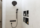 HANSGROHE XtraStoris Individual Wandnische 300x150x100 mm brushed bronze Designrahmen