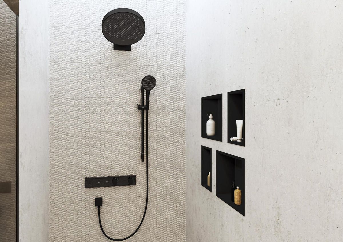 HANSGROHE RainSelect Thermostat Unterputz Fertigset für 2 Verbraucher, verchromt