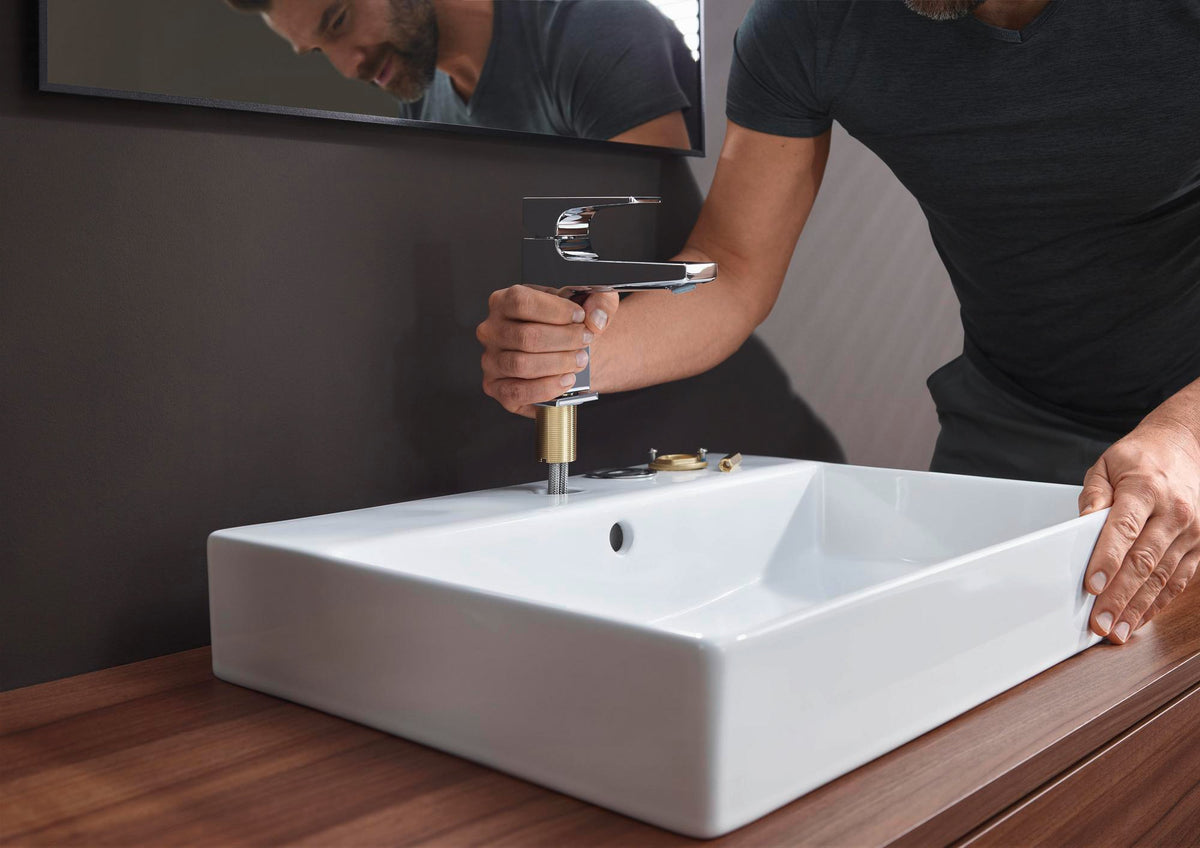HANSGROHE Metropol Einhebel-Waschtischmischer 100 mit Push-Open Ablaufgarnitur, chrom