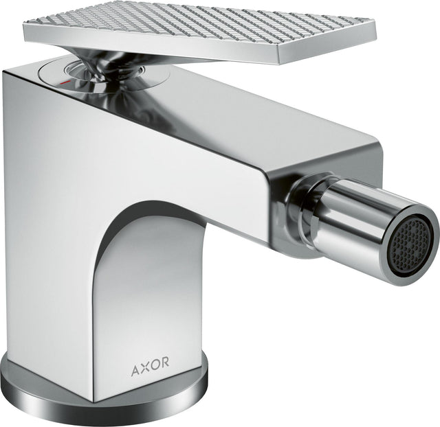 AXOR CITTERIO Einhebel-Bidetmischer mit Zugstangen-Ablaufgarnitur, Chrom – Hansgrohe