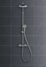 HANSGROHE Showerpipe VERNIS Blend 200 1jet mit Brausethermostat EcoSmart – Chrom