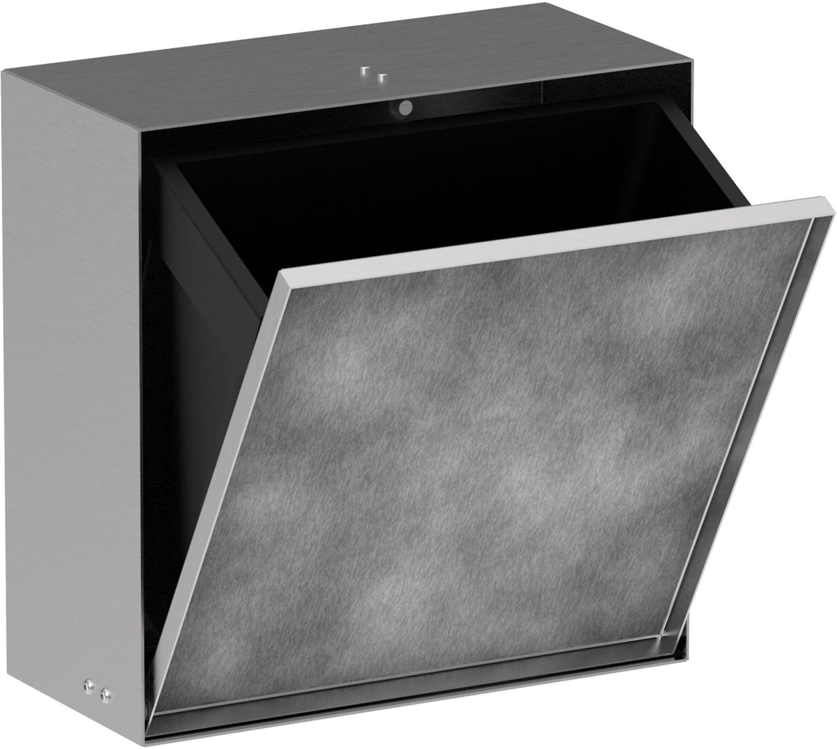 HANSGROHE XtraStoris Rock Einbau-Abfalleimer mit befliesbarer Tür 300 x 300 x 140 mm