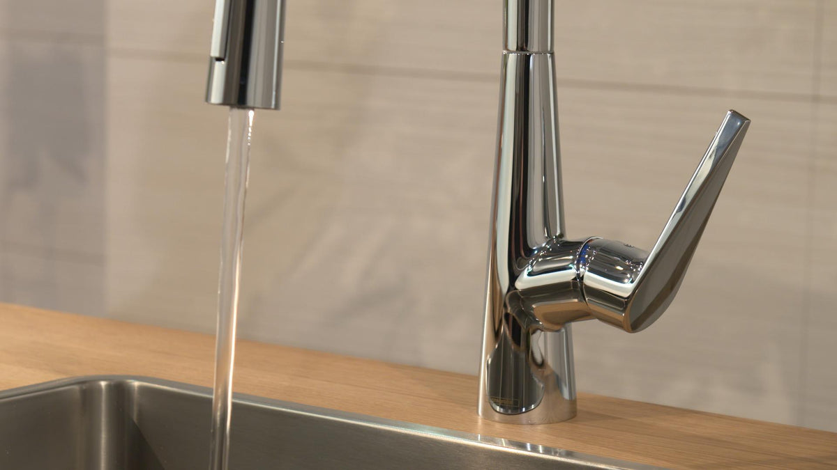 HANSGROHE Talis S 2jet Einhebel-Küchenmischer mit Ausziehbrause, ComfortZone 200, Chrom