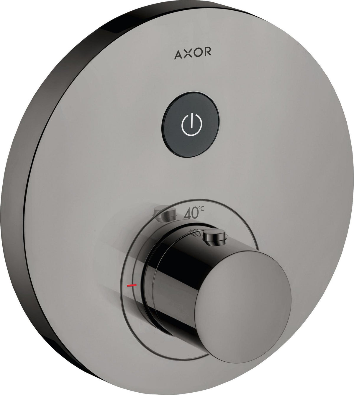AXOR ShowerSelect Round Unterputz Thermostat für 1 Verbraucher, Chrom – komfortable Select-Technologie
